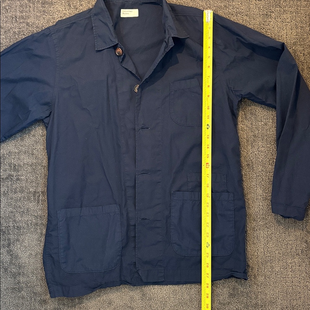 Universal Works - Men's Navy Shirt - Picture 6 of 8
